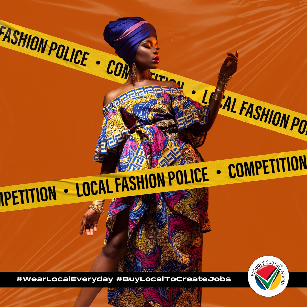 ProudlySA's tweet photo. Tag us in a pic of yourself wearing a label or outfit created locally and you’ll be a step closer to being one of four winners of R20 000 worth of fashion from one of our #LocalFashionPolice designers
 
 #WearLocalEveryDay
#BuyLocalToCreateJobs
#ProudlySouthAfrican https://t.co/cQij8p3XtG