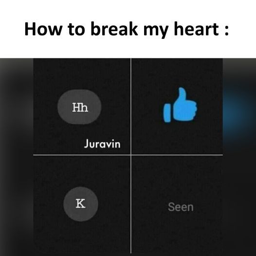 AnnaJuravin's tweet photo. How to break my heart: (with texts)

https://t.co/m0RWJBKFL4 https://t.co/LzvjUYWkuB