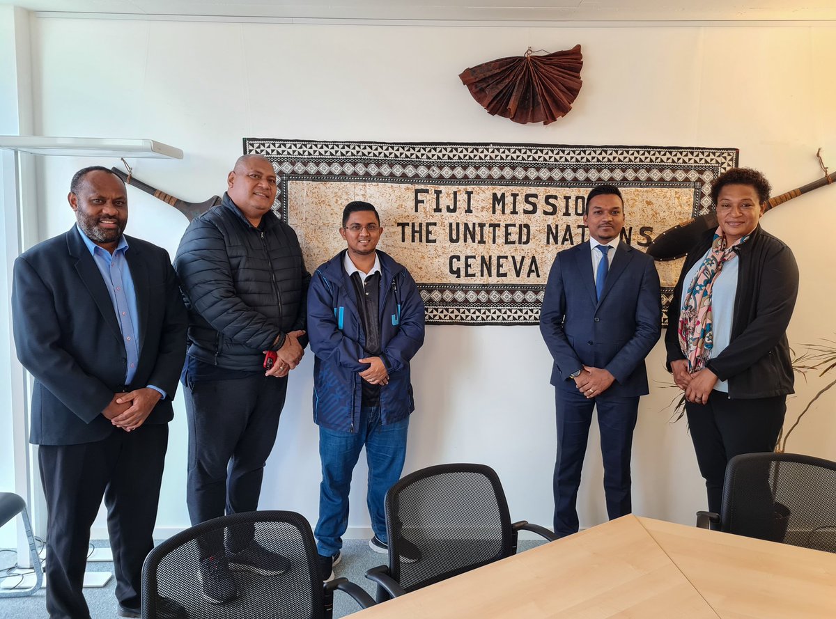 A courtesy visit to the Permanent Mission of the Republic of Fiji to the United Nations Office in Geneva. <a href="/FijiGeneva/">Fiji Mission Geneva</a>