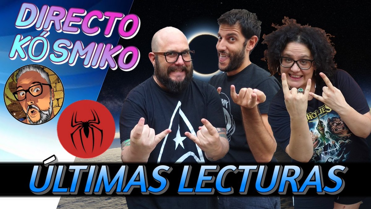 De vuelta de las vacaciones, ¿qué mejor que un directito con amiguetes comentando nuestras últimas lecturas comiqueras? Esta tarde a las 19:00.

ME-DA-UN-ALGO-SI-TE-LO-PIERDES!!!

youtu.be/SNJe_gwCO2M