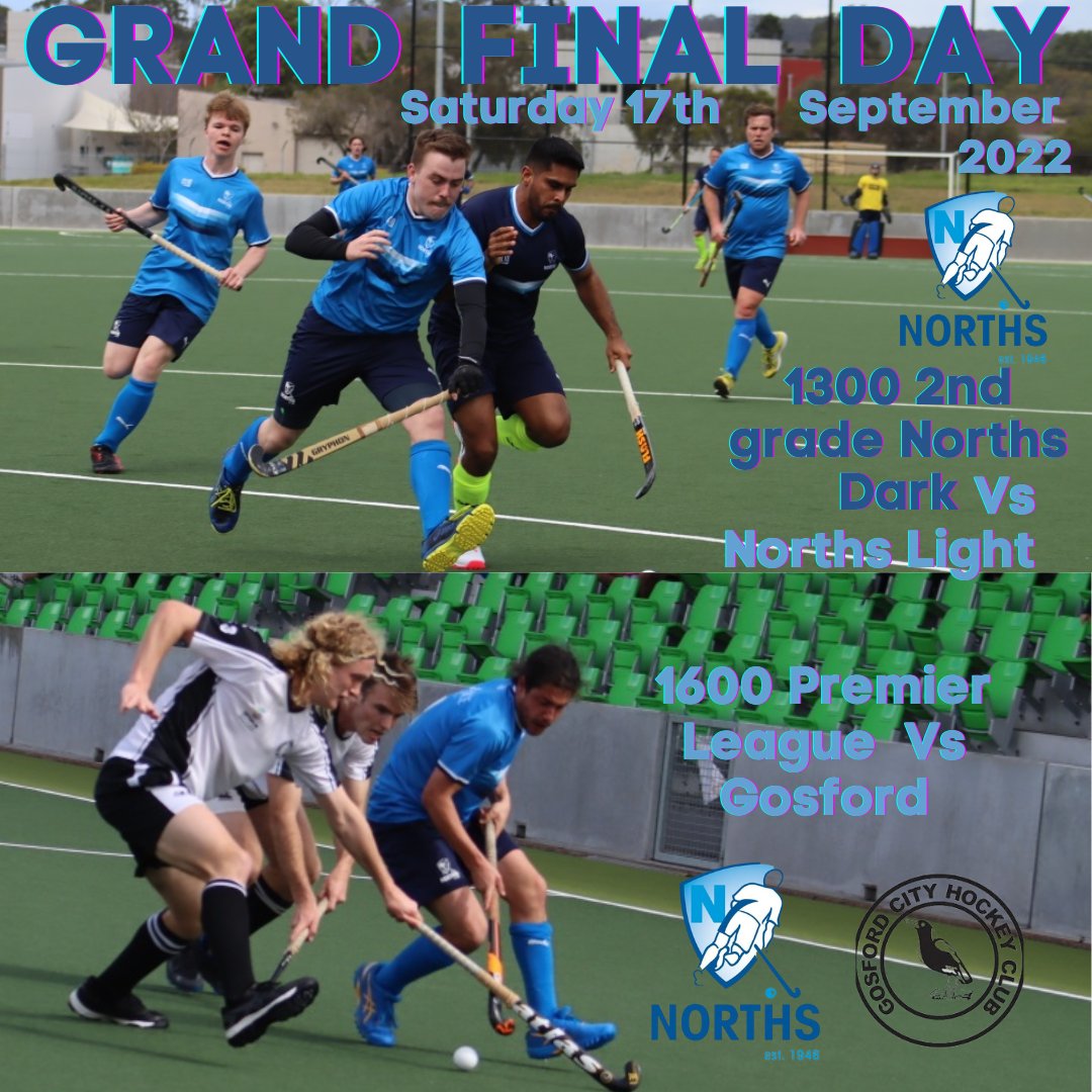 NorthsHockey's tweet photo. SATURDAY IS GRAND FINAL DAY- Look forward to seeing you all out to cheer on the Blue Baggers as they look for Grand Final Glory. Bring it on!
#NorthsHockey
#HockeySeasonInBlue2022
#HockeyGrandFinalsInBlue
#HCPHL
#FieldHockeyLife
#WereBlueBecauseWereBlue
#CmonYouBlueBaggers https://t.co/eb1wyQot7p