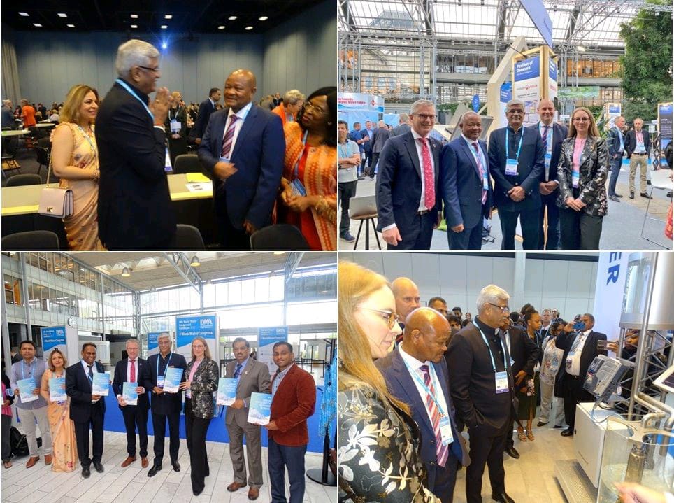 Indo-Danish Ministers launch White Paper highlighting ‘Urban Wastewater Scenario in India’ at #IWA World Water Congress in #Denmark🙌

👉It captures the status of wastewater treatment in 🇮🇳 &amp; potential pathways for future collaborations.

Read more: pib.gov.in/PressReleasePa…