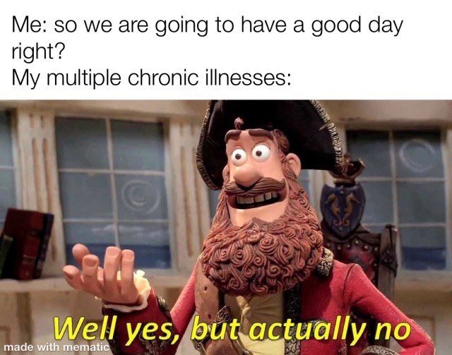 maiphay's tweet photo. Pain, why dost thou want to be with me so? #medsnotworking #medhead #pain #painrelief #chronicillness #spoonie #chronicinflammatorydisease #life #invisibledisabilty #invisibleillness https://t.co/B2xymO2pNi