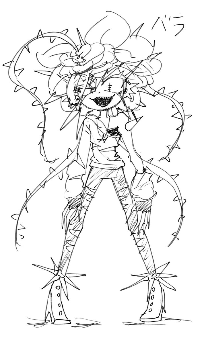#擬人化  お花 