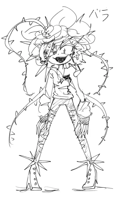 #擬人化  お花 
