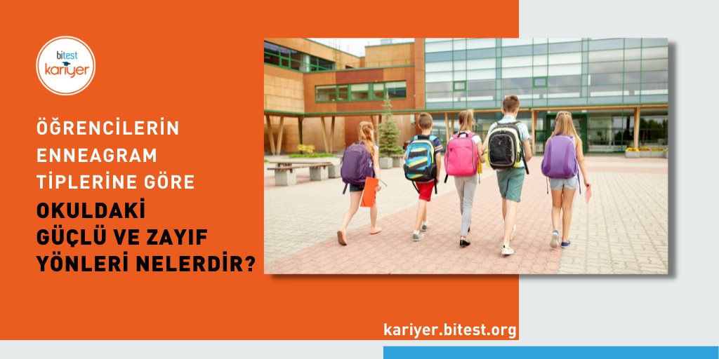 Yeni eğitim döneminin tüm öğrenciler, eğitimciler ve aileler için başarılarla geçmesini dileriz. Peki, öğrencinizin ya da çocuğunuzun öğrenme yolunda güçlü veya zayıf yönlerini biliyor musunuz? 

bitest.org/enneagram-kisi…

#okullaracılıyor #okullaracıldı #Enneagram