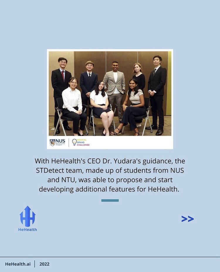 HeHealthai's tweet photo. HeHealth is very proud of the STDetect team's accomplishment and look forward to working together to make the concept a reality! 🏆 🎉
#medicalgrandchallenge #STDetect #hehealth #healthcare #MGC #NUS #NTU #NUSstudent #ntustudent #nusmedicine #STD #stdtestingkit #stdtest https://t.co/5IBlCgduA8