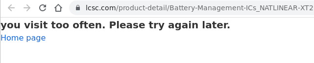 Sorry <a href="/ElectronicsLcsc/">LCSC Electronics</a> :(