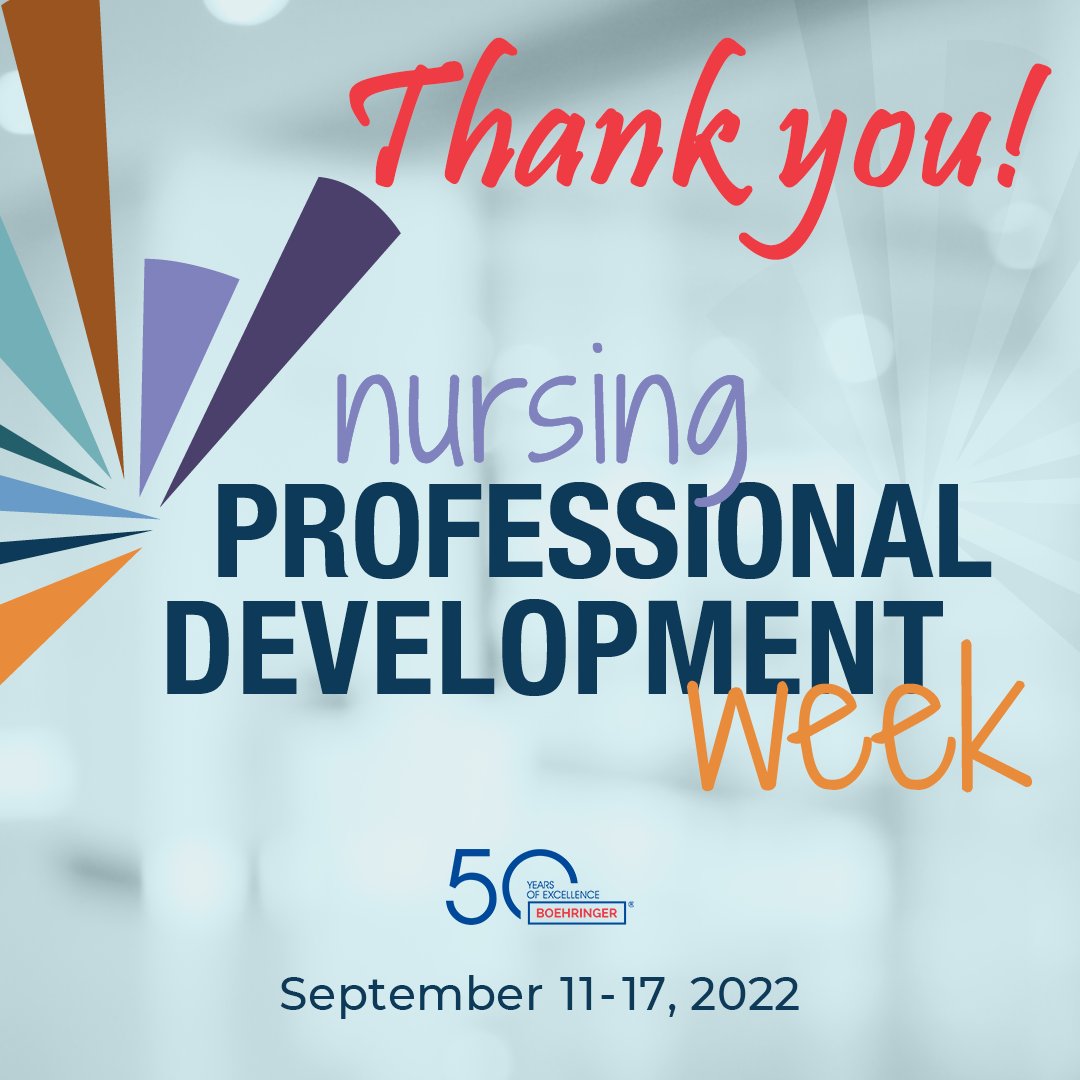 boehringerlabs's tweet photo. Nursing Professional Development Week is our opportunity to recognize the exceptional work done by nursing professional development team members. 

#NPD #nursingprofessionaldevelopment #nursingprofessionaldevelopmentweek #NPD2022 #thankyou #nursingprofessional #nursing https://t.co/vdnpjUZoTm