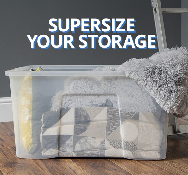 PLASTICBOXSHOP's tweet photo. SUPERSIZE your Storage with EXTRA LARGE Wham® Crystal Boxes:

✅ UK Manufactured 🇬🇧
✅ Transparent for easy item location
✅ Up to a huge 160 litres in capacity
✅ Perfect for bulk storage

SHOP NOW 👇🏻

https://t.co/rZoke4YPuo https://t.co/DeoGuPkMcb