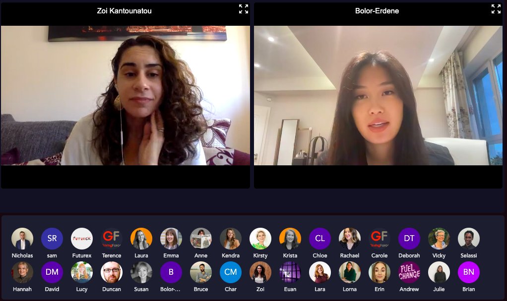 Two very impressive female leaders taking to the stage at #ImpactSummit22 to discuss women in tech and building a digital nation.

Zoi Kantounatou, Cofounder <a href="/FutureXGlobal/">FutureX</a> interviews Bolor Erdene Battsengel, Secretary of State <a href="/GovernmentMN/">Government Mongolia</a>