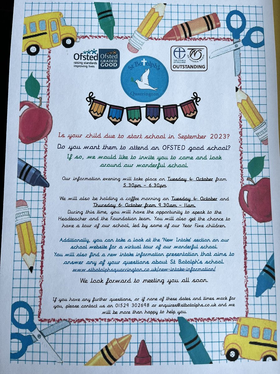 St Botolphs School tweet media