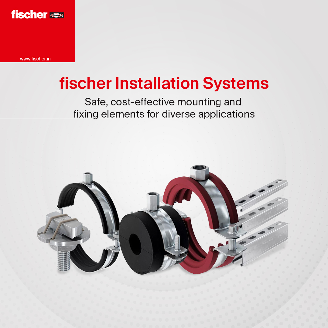 Fischer_India_'s tweet photo. The technical requirements for #fixingsystems are becoming more complex. Our #installationsystems provide safe, cost-effective mounting &amp; fixing for diverse applications. 

To know more: https://t.co/USz3ccb0zL

#fischer #fischerIndia #clamps #channelsystems https://t.co/RY1bqSDSPo