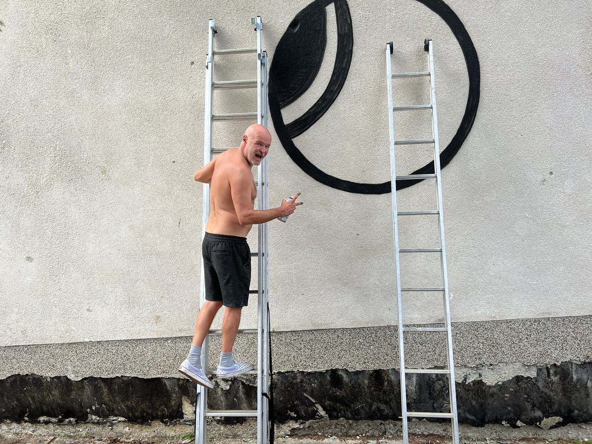 petor76's tweet photo. Eindelijk an de slag. @OttoOttograph @wallsandskin #kash #ivesone #heez #ottograph #graffiti #graffitiart https://t.co/NyeFgirg5v