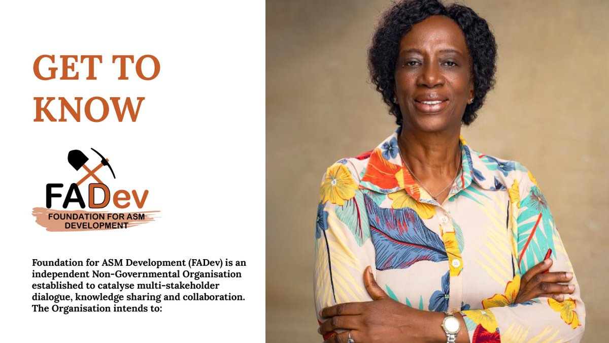 CSO_Network's tweet photo. Foundation for ASM Development (FADev) vision is to attain a responsible, inclusive and sustainable Artisanal and Small-scale Mining (ASM) sector.
...
Here is @fadevtz bio
https://t.co/smA8Ljbde6
...
You can share your CSO bio with us #cson https://t.co/odatpw2I56