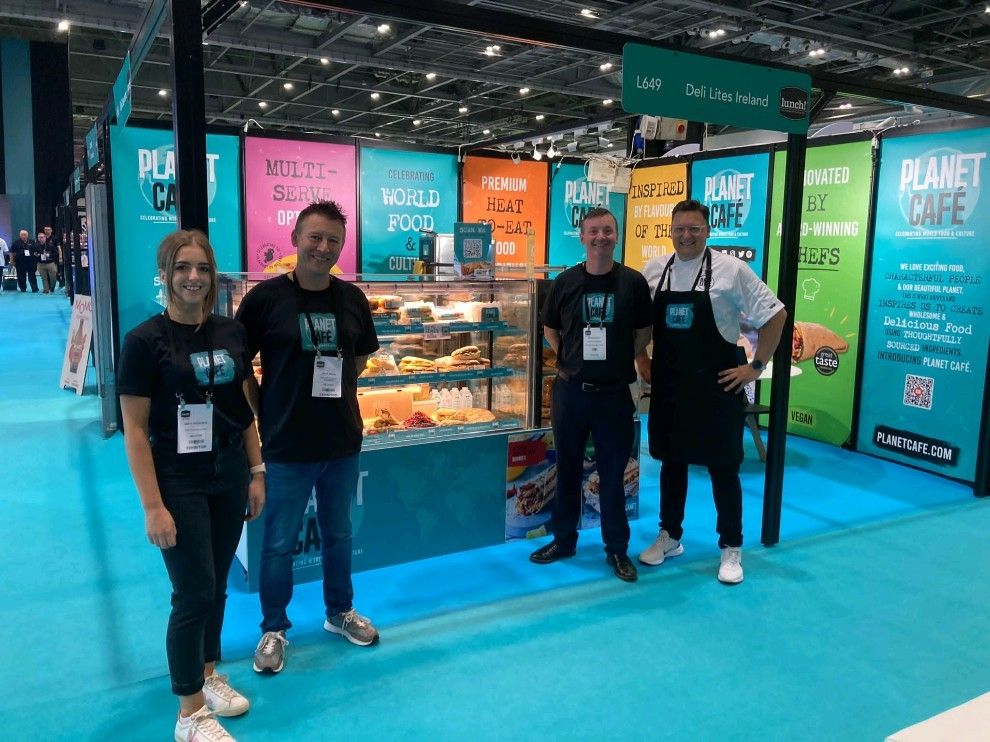 eatplanetcafe's tweet photo. Planet Café has landed at Stand L649! We can't wait to share our heat-to-eat range with you.

@lunchexhibition @ExCeLLondon #heattoeat #worldflavours #celebratingworldfoodandculture https://t.co/FMk66fbbu5