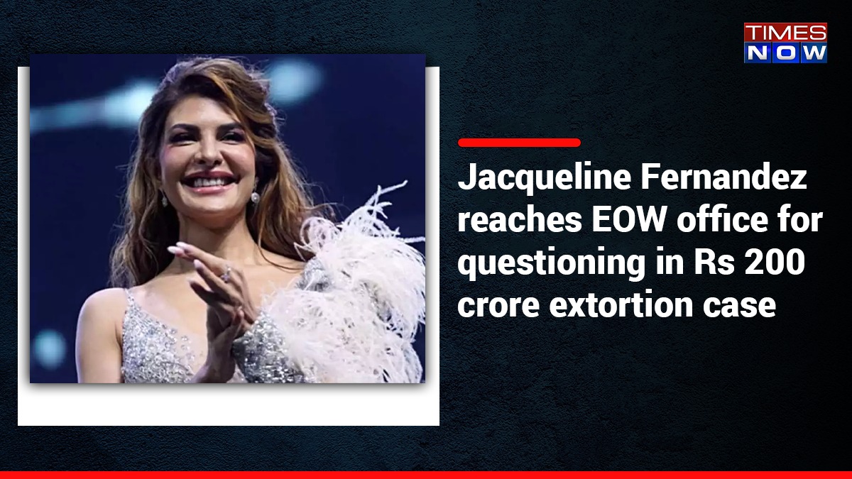 TimesNow's tweet photo. #JacquelineFiles
Jacqueline Fernandez reaches EOW office for questioning in Rs 200 crore extortion case
READ MORE : https://t.co/rBmCioitmM https://t.co/dTIGhC4ZX8