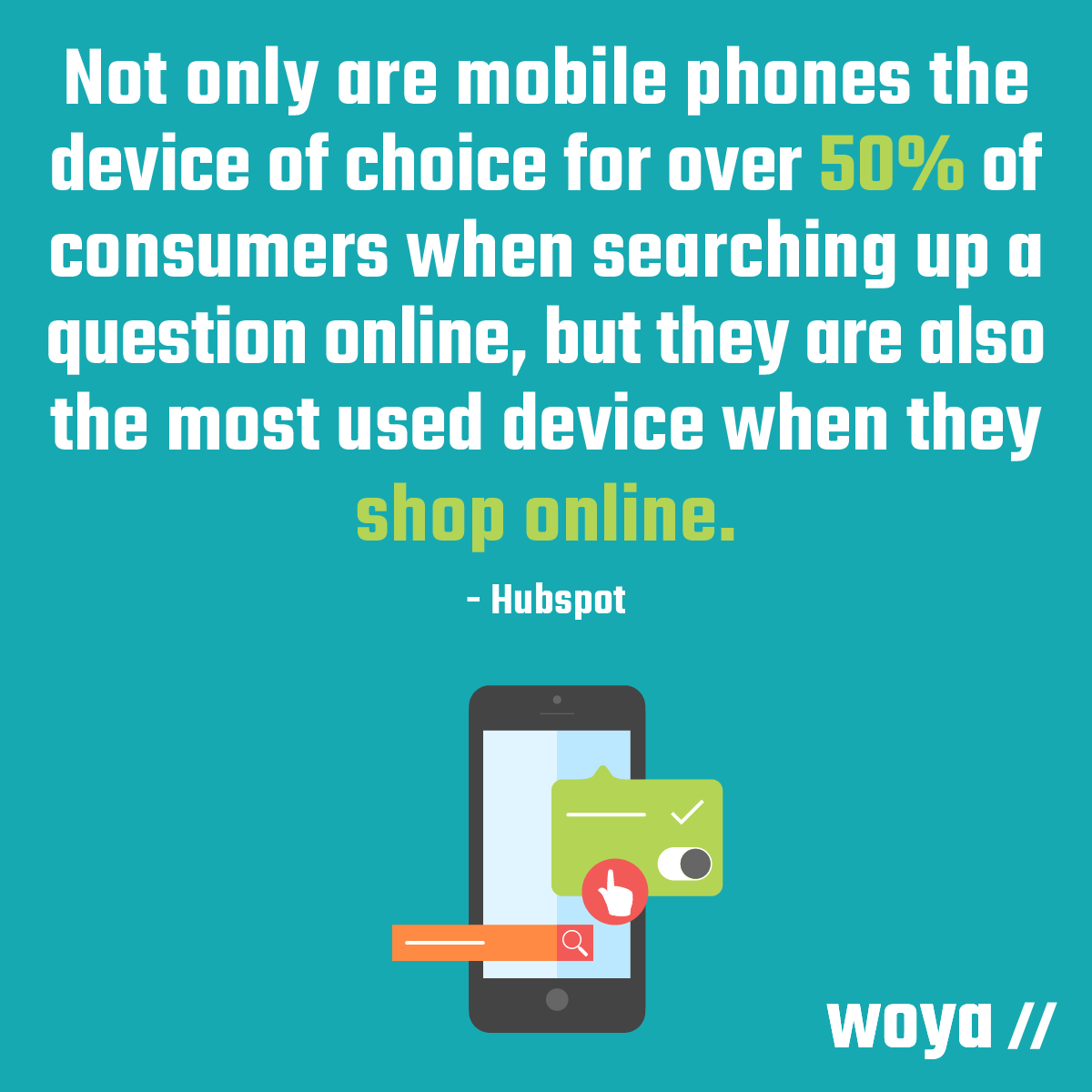 All websites should be dynamic and perfectly optimised for mobile phones as standard. 📲 The scary thing is that NOT ALL ARE! 🤯 Not sure if your website is performing as it should❓️ Drop us a message to request a free, no-obligation website audit 👌 #webdesign #woyadigital