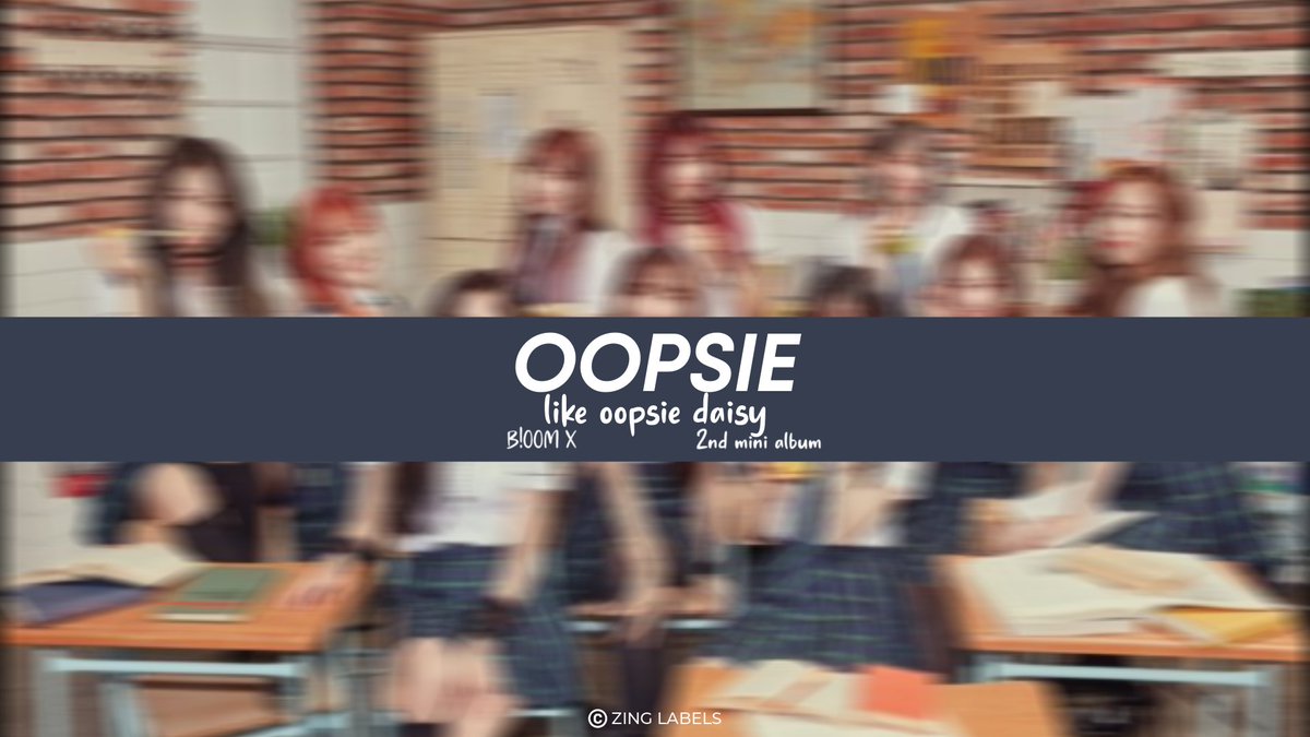 ZingLabels's tweet photo. B!OOM X

Oopsie
2nd mini album
09.25.2022

#bloomx #fictional #fkpop #yuan #mika #eille #mirae #jina #asumi #raeim #eun #soojin #eui https://t.co/loRMieZQnW