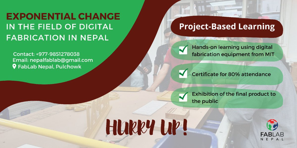 Free training on 3d printers and laser cutters from Monday.