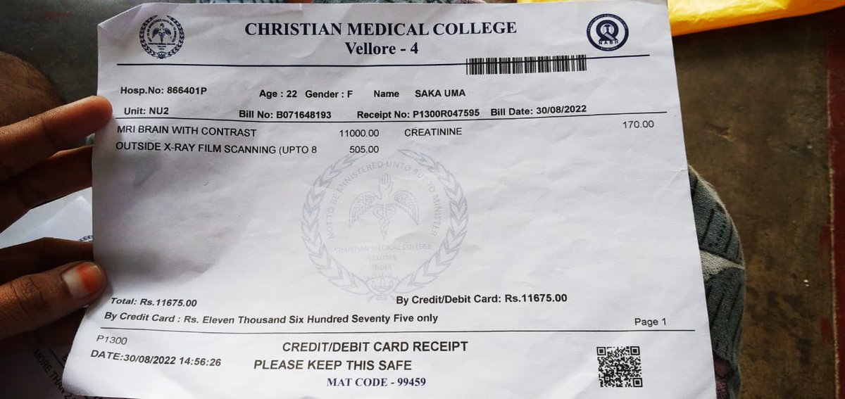 sampath_mula22's tweet photo. Respected @HariKrishnaCMO sir
patient named UMA from east godavari district suffering from brain tumor.The family is having arogya sree card.They need financial assistance from government. They need 3lakhs for the treatment. Kindly help us @ysjagan @AndhraPradeshCM -9059755856(p) https://t.co/oNwZoNoEyK