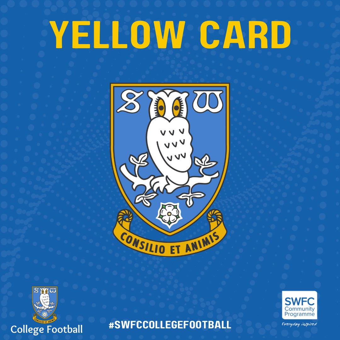 SWFCCollege's tweet photo. 67’ | Goalscorer Boswell is booked 🟨

🦉 1-2 🔴

#swfc #SWFCCollegeFootball https://t.co/VfxGpd2oof