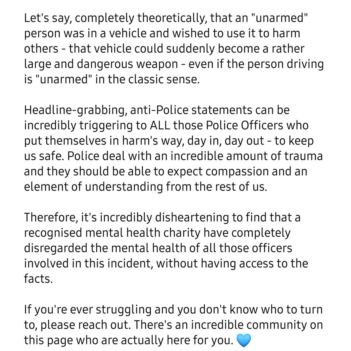 UKCopHumour's tweet image. We need to talk about @MindCharity...