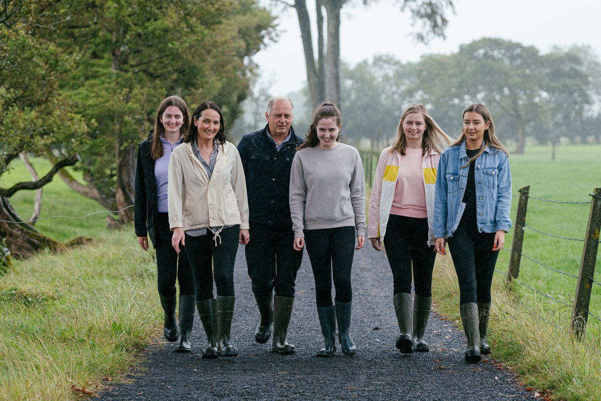 ornua's tweet photo. 🏆 Congratulations to the Connelly Family, supplying @aurivoco_op, who are the Overall Winners of the 2022 @NDC_ie &amp; @KerrygoldIRL Quality Milk Awards 🏆Austin &amp; Yvonne Connelly farm with their four daughters, Ava, Anna, Jane &amp; Kate, in Tuam, Co. Galway ✨ #madeforthis #qmas https://t.co/OriNH40vwq