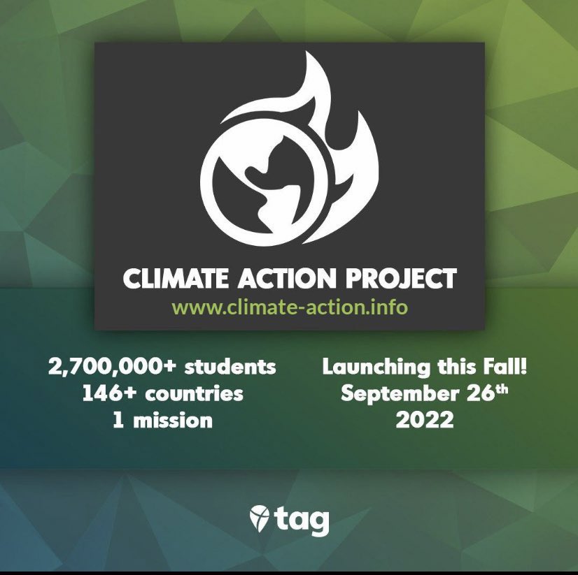 Ready to take action for the environment with your students? Join me and classrooms from 149 countries in the Climate Action Project starting this month!
🌏🌳🌍🐼🌎

Register here: climate-action.info
#ClimateActionEdu <a href="/TakeActionEdu/">Take Action Global</a> 
<a href="/koentimmers/">Koen Timmers #climateactionedu</a> <a href="/JenWilliamsEdu/">Dr. Jennifer Williams Climate Action Project</a>