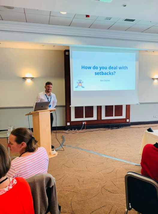 chimpmanagement's tweet photo. Our team are in Sheffield today hosting our 'Managing the Mind in Sport" Conference. Dr Sarah Caddy and Ben Davies have started the day with two interactive workshops at our specialised sporting event. Find out more about our events: https://t.co/xhcRewj2p2
#sportconference https://t.co/NCZheuhb4c