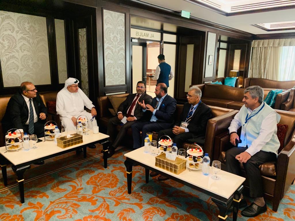 ShreeGajananIn1's tweet photo. #ShreeGajananIndustries is thrilled to be a part of the #IndiaGulfBuyerSeller Meet organized by #TradePromotionCouncil of India in Bahrain & Saudi Arabia. Both ambassadors were in attendance & our CEO Mr. Hiten Bhimani had the privilege to address both gatherings. https://t.co/CSnfToLlHo