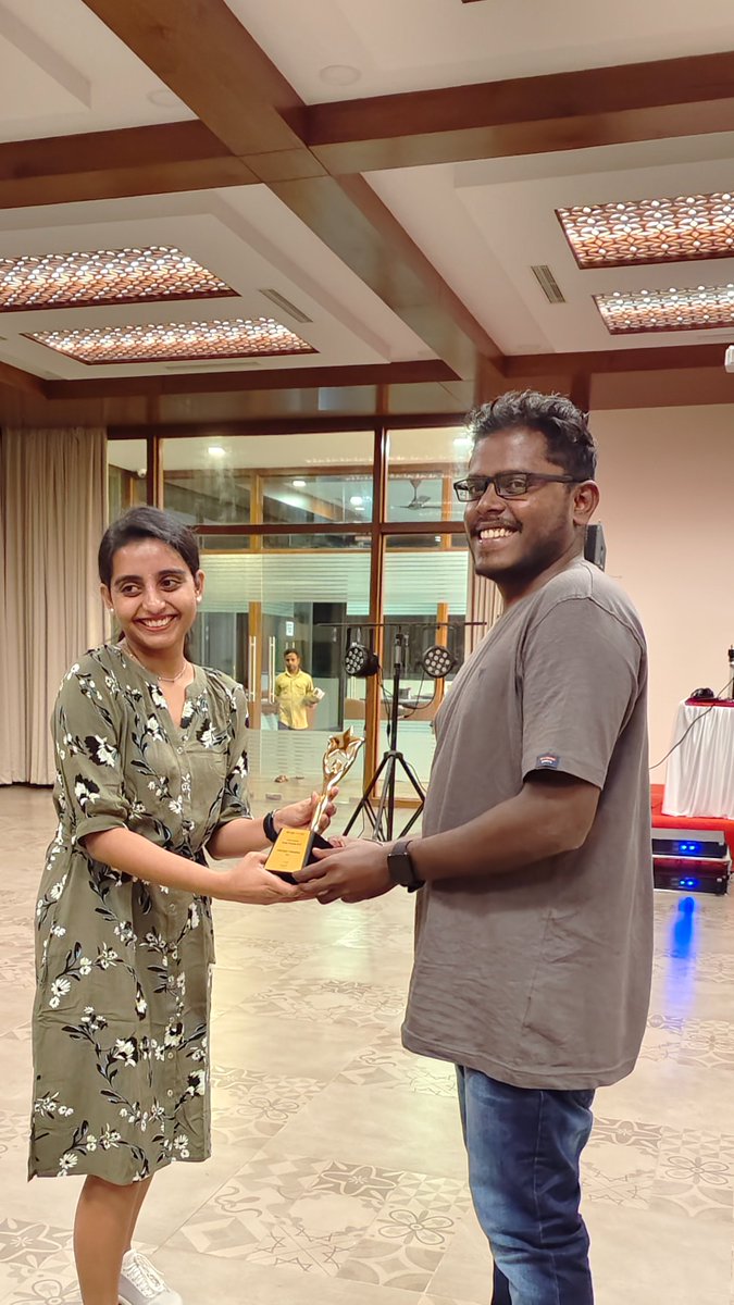 design_string's tweet image. Kudos to our Limelight Champion @ArunRaja103! He has showcased some outstanding performances just in a short amount of time. We appreciate all the hard work and talent you’ve brought to the team.
Congratulations!! Keep Rocking.
#Kudos  #gratitude  #yourock #workhero #dreamteam