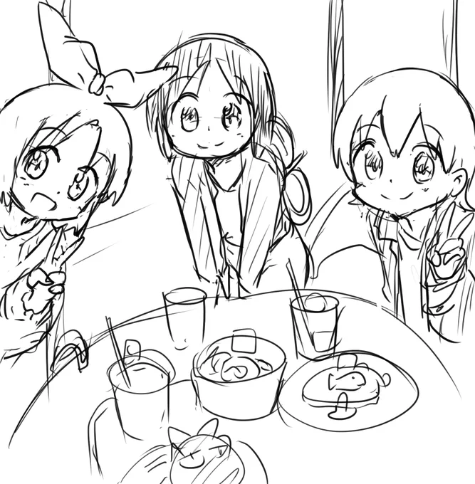 お絵描きあまり進まなかったので過去絵を適当に 