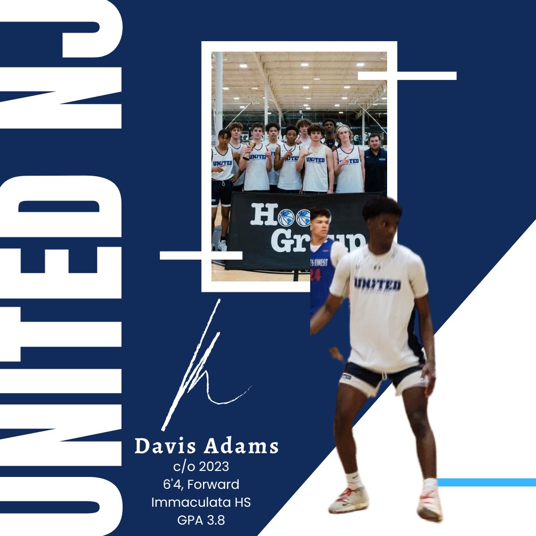 Davis Adams, c/o 2023
6’4, Forward, Immaculata HS
GPA: 3.8
Fall Schedule:    
🗓 October 8-9
✔️Fall Jam Fest NJ
📍 <a href="/HoopGroupHQ/">Hoop Group HQ</a> 

🗓 October 22-23
✔️<a href="/NJShoreshotBoys/">NJ ShoreShots Boys</a> Invitational
📍 <a href="/HoopGroupHQ/">Hoop Group HQ</a>
<a href="/davissadams/">Davis Adams</a> <a href="/CoachMcKeever10/">Ryan McKeever</a>