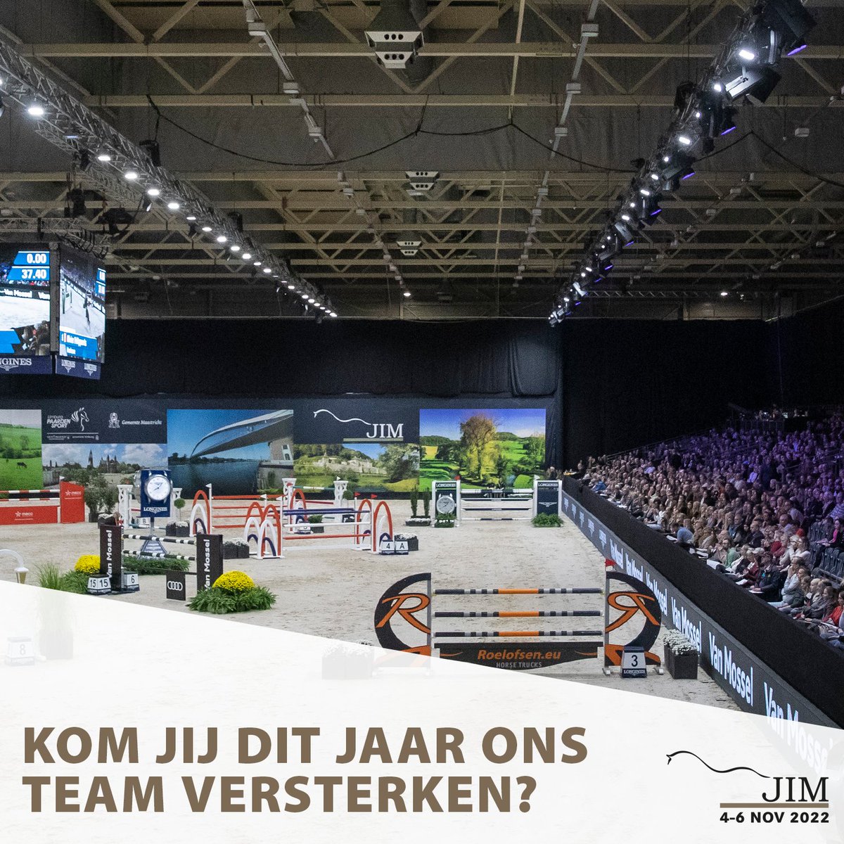 𝗞𝗼𝗺 𝗷𝗶𝗷 𝗱𝗶𝘁 𝗷𝗮𝗮𝗿 𝗼𝗻𝘀 𝘁𝗲𝗮𝗺 𝘃𝗲𝗿𝘀𝘁𝗲𝗿𝗸𝗲𝗻? 💪

Voor het weekend van 4 t/m 6 november zijn we op zoek naar enthousiaste medewerkers die willen werken als Host(ess).

Interesse? Meld je aan! 👇

eepurl.us12.list-manage.com/subscribe?u=d1…

#JIM2022