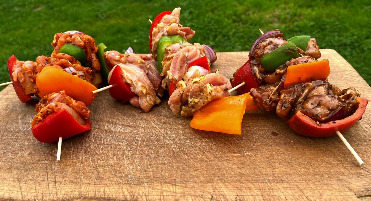 Dragon Fire, black garlic and pepper and salt and pepper chicken skewers will be available at all markets and the shop counter!!

This week markets are:

Friday - Neston Markets @nestonmarket
Saturday- Trentham Makers Market 
Sunday- Sale Makers Market

Call or message to order.