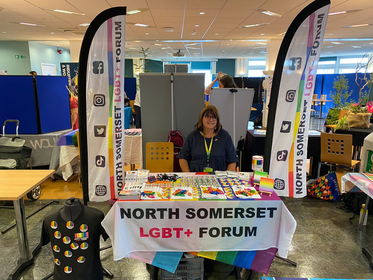 Join us today for the second day of the @westoncollege Freshers Fayre, this time at Knightstone Campus! Please note due to us attending, our HQ will be closed today. #westoncollege #freshersfayre #lgbt #freshersweek #westonsupermare