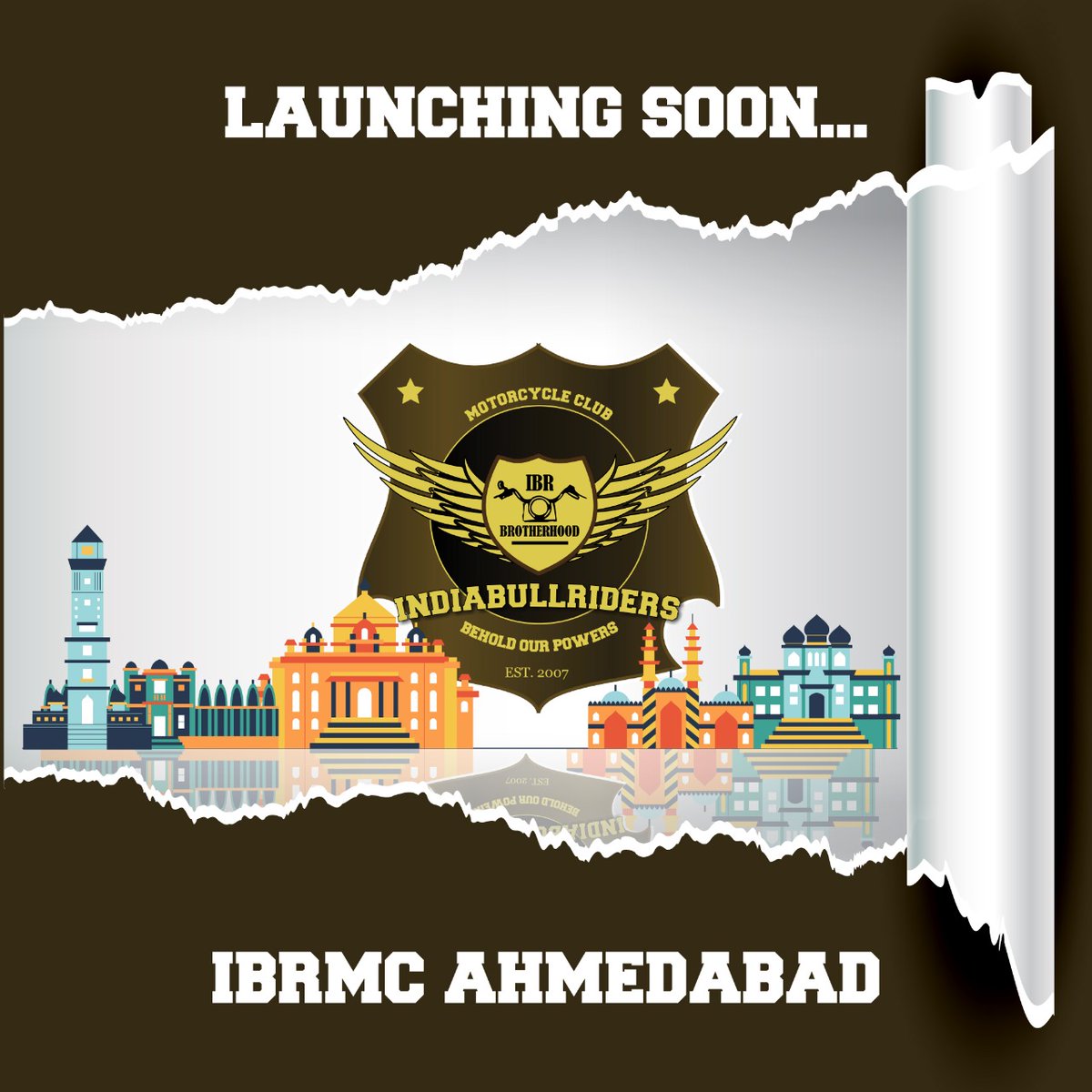 indiabullriders's tweet photo. 👋 Proud to announce that IBR is launching its 15th chapter in Ahemdabad
One of our senior members and a part of the planning commission team, Kaustav Paul a.k.a. KP, will be leading the efforts. Join here - https://t.co/NL1QIvTzIY
#ahmedabad #gujaratbikers #ibrmc https://t.co/oqq4u1azT0