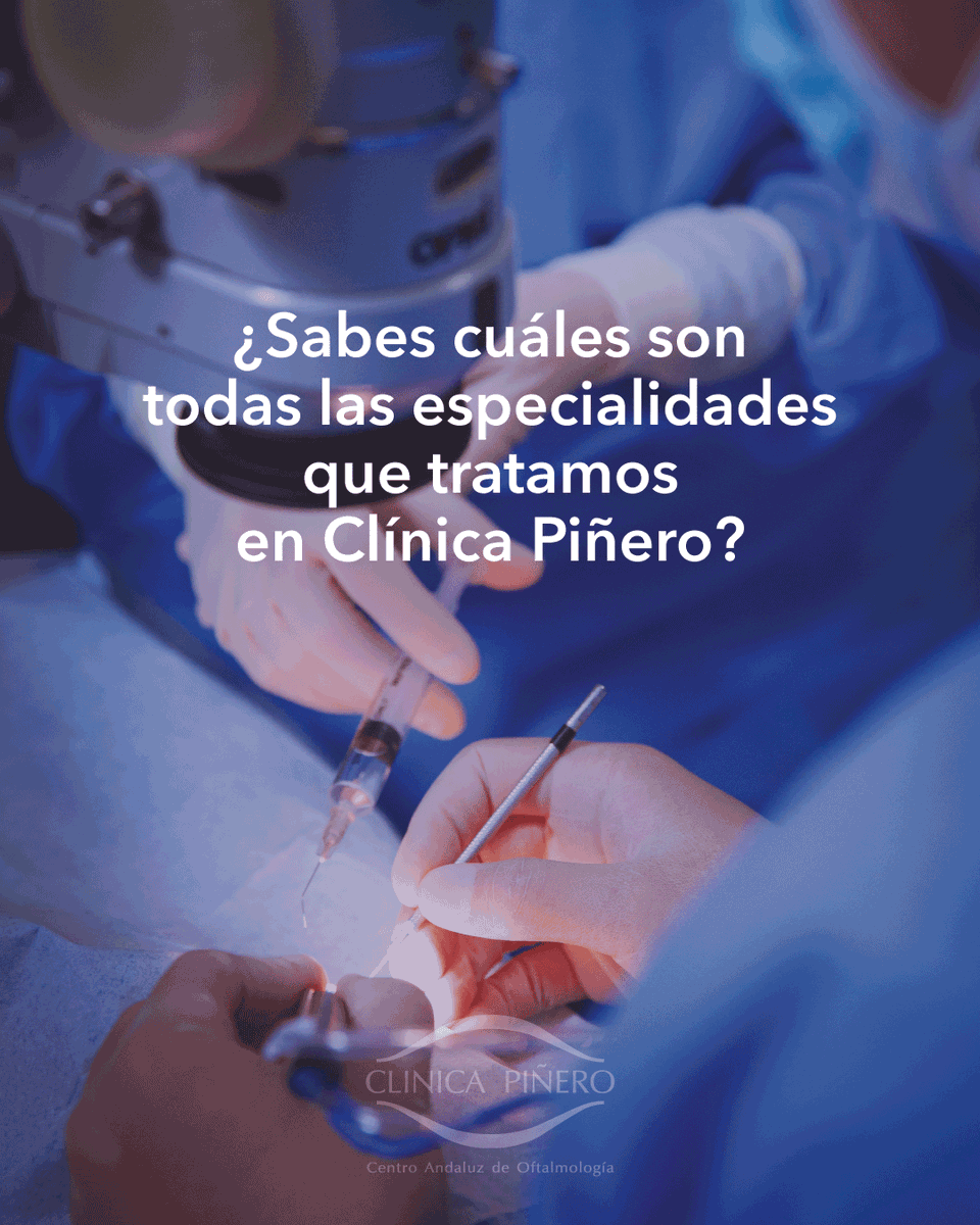 ClinicaPinero's tweet photo. ¿Quieres saber cuáles son nuestras especialidades? Conoce más sobre la #ClinicaPiñero y su equipo médico

🌐 https://t.co/oCs5GLHubF
☎️ 954296543 📱 Whatsapp 653761260
📧 consulta@clinicapinero.com https://t.co/RTlW24n0XQ
