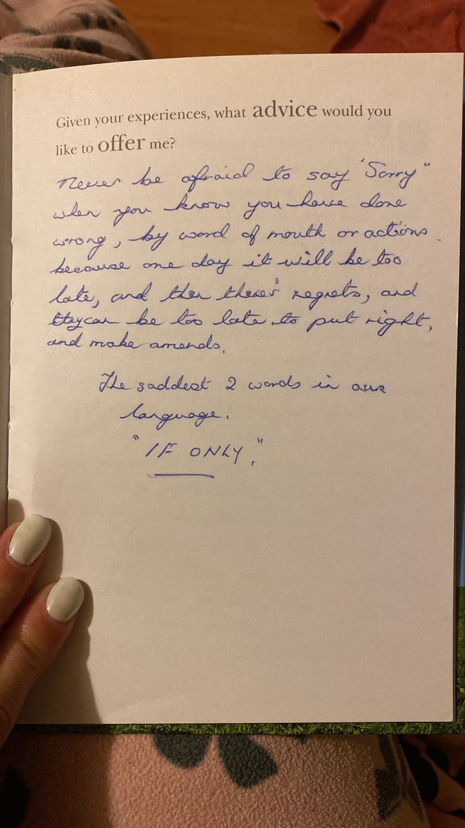 arthurwears's tweet photo. Advice written by my Nanna, March 2010 aged 80yrs 💔 

The same year that my dad, her son, cut his entire family out of his life and moved on with his new gf. 

She died on Friday without ever being given the chance to see him again, or receive an apology 😔 https://t.co/tWEnYNATfv