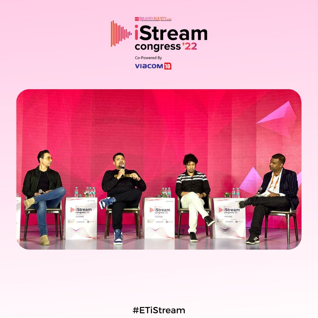 ETBrandEquity's tweet photo. The Race for Eardrums!👂
Let's plunge into this interesting topic with the industry experts @mantramugdh, @DevrajSanyal, @paponmusic, @_deveshgupta at #ETiStream.

#videostreaming #audiostreaming #OTT #mumbai https://t.co/oTt0RlDhoG