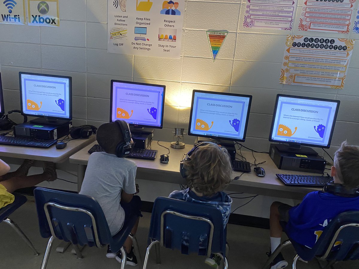 The students have been embracing what it means to be Digital Learners and how to be safe online.<a href="/ITSCCSD/">Instructional Technology Cherokee County Schools</a> @iste @ccsdconnectED23