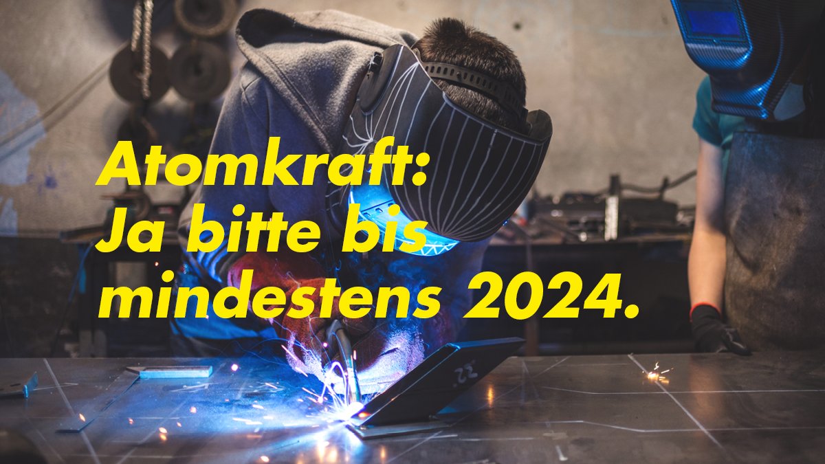 fdp's tweet photo. Wir setzen auf Vernunft: um Energieversorgung &amp; wirtschaftliche Leistungsfähigkeit zu sichern, brauchen wir alle verfügbaren Energiequellen – auch die drei verbliebenen #Kernkraftwerke. Und das bis mind. 2024!
Jetzt unsere Forderungen unterstützen: https://t.co/th4JvBn9ng https://t.co/MRovyAkWCj