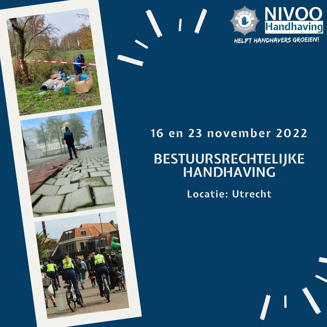 Meer weten over Bestuursrechtelijk handhaven in de praktijk? Schrijf je in voor de cursus op 16 en 23 november 2022 nivoo.nl/opleiding/best… Welkom! #handhaver #toezichthouder #bestuursrecht #BOA #gemeente