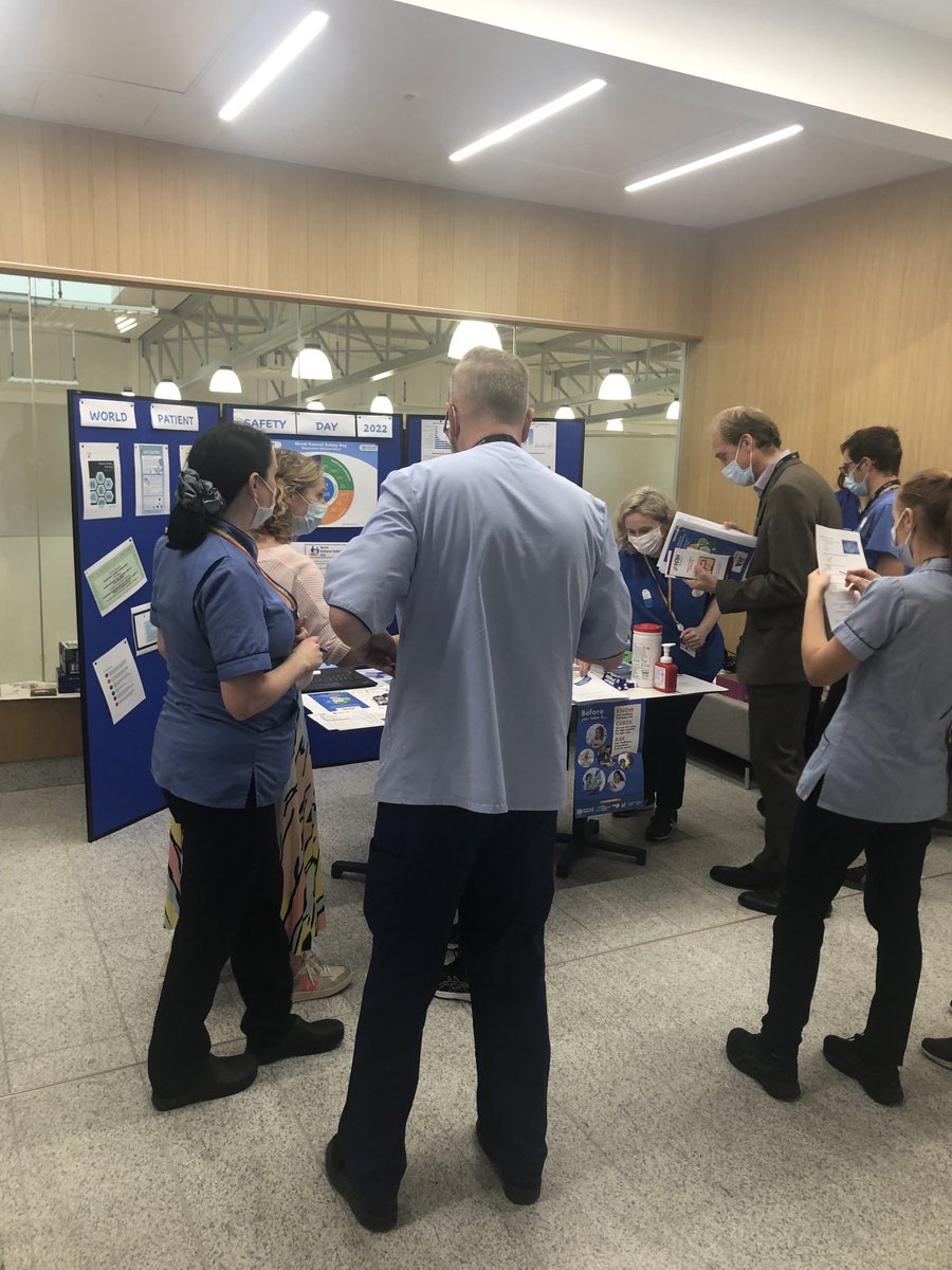 Great to see so much interest from NRH patients and staff in #medicationwithoutharm #WorldPatientSafetyDay2022 #ProjectFusion #ElectronicPrescribing #KnowCheckAsk ⁦@NationalQPS⁩