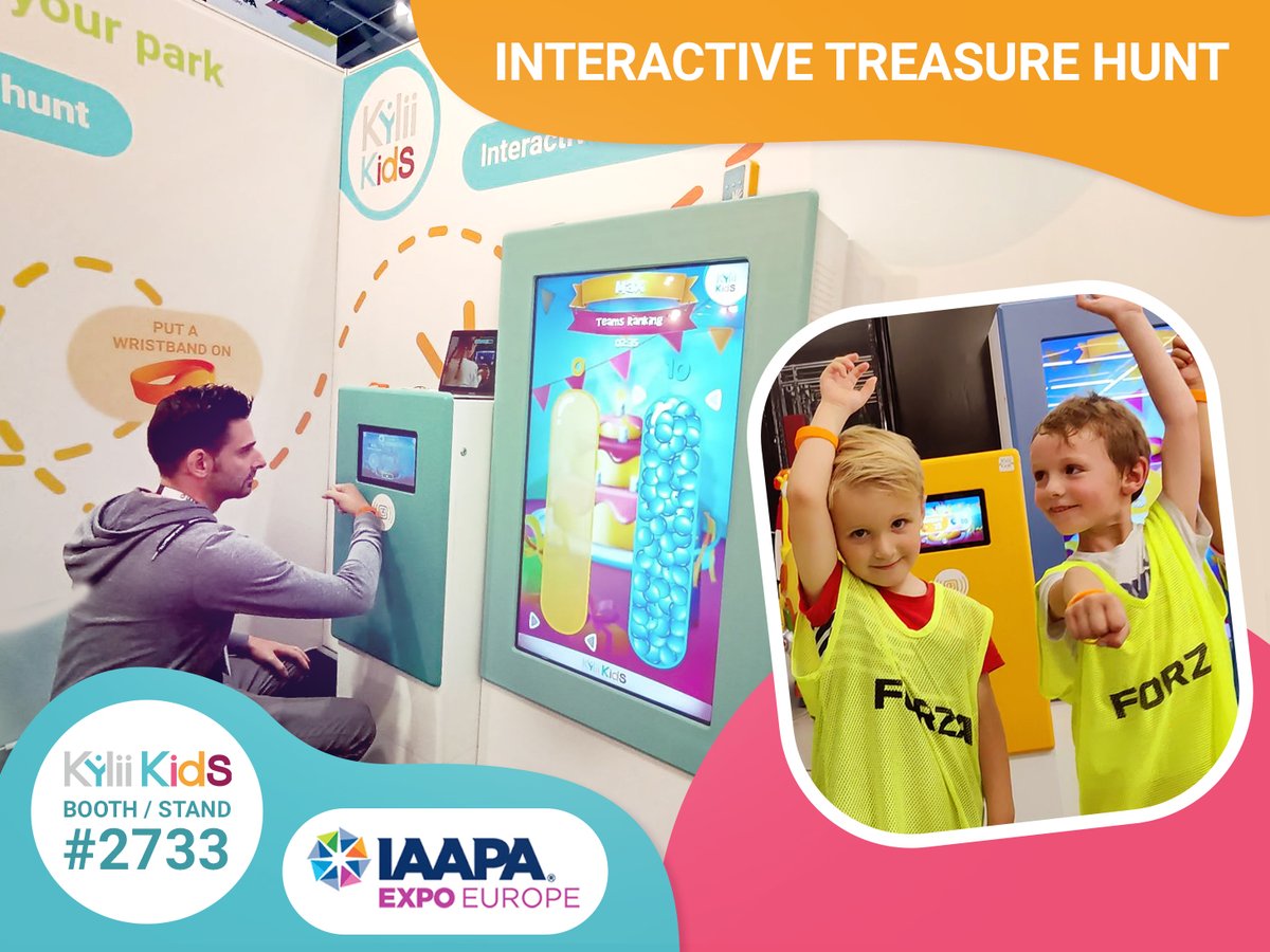 kyliicompany's tweet photo. The Kylii Quest challenge comes with many themes and game modes !
With the birthday mode, children are split into teams. They get wristbands and have to scan as many boxes as possible within the time limit to raise their team's gauge. 
Meet us booth 2733 at #iaapaexpolondon https://t.co/X093QoB1VV