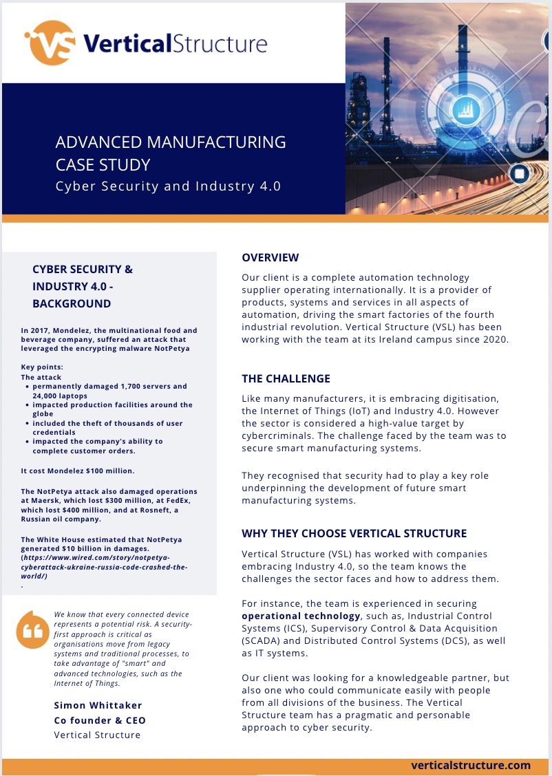 vsltd's tweet image. Our latest case study! #advancedmanufacturing #IoT #Industry40  assets.verticalstructure.com/assets/Industr…