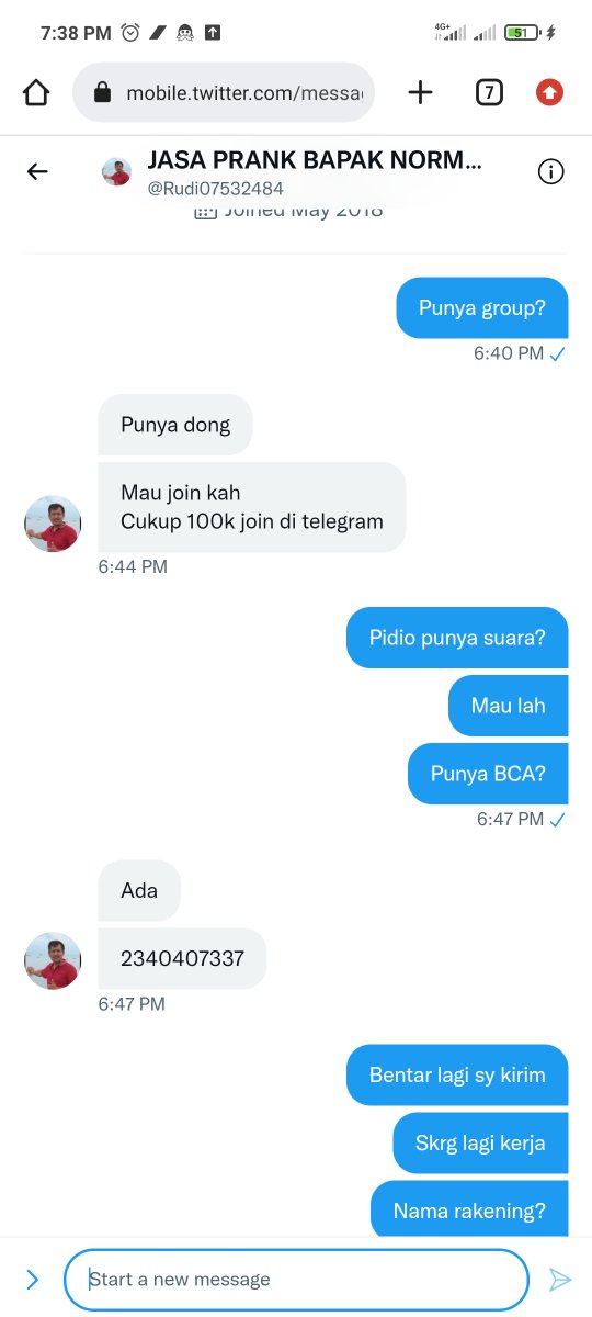 Kilonguih's tweet photo. @octa14028289 @adisandro11 Tolong viral akaun ini, dasar penipu anjir. Ayoo tweet biar ga pada rame di tipu sama akaun ini https://t.co/gAodl7w7Kx