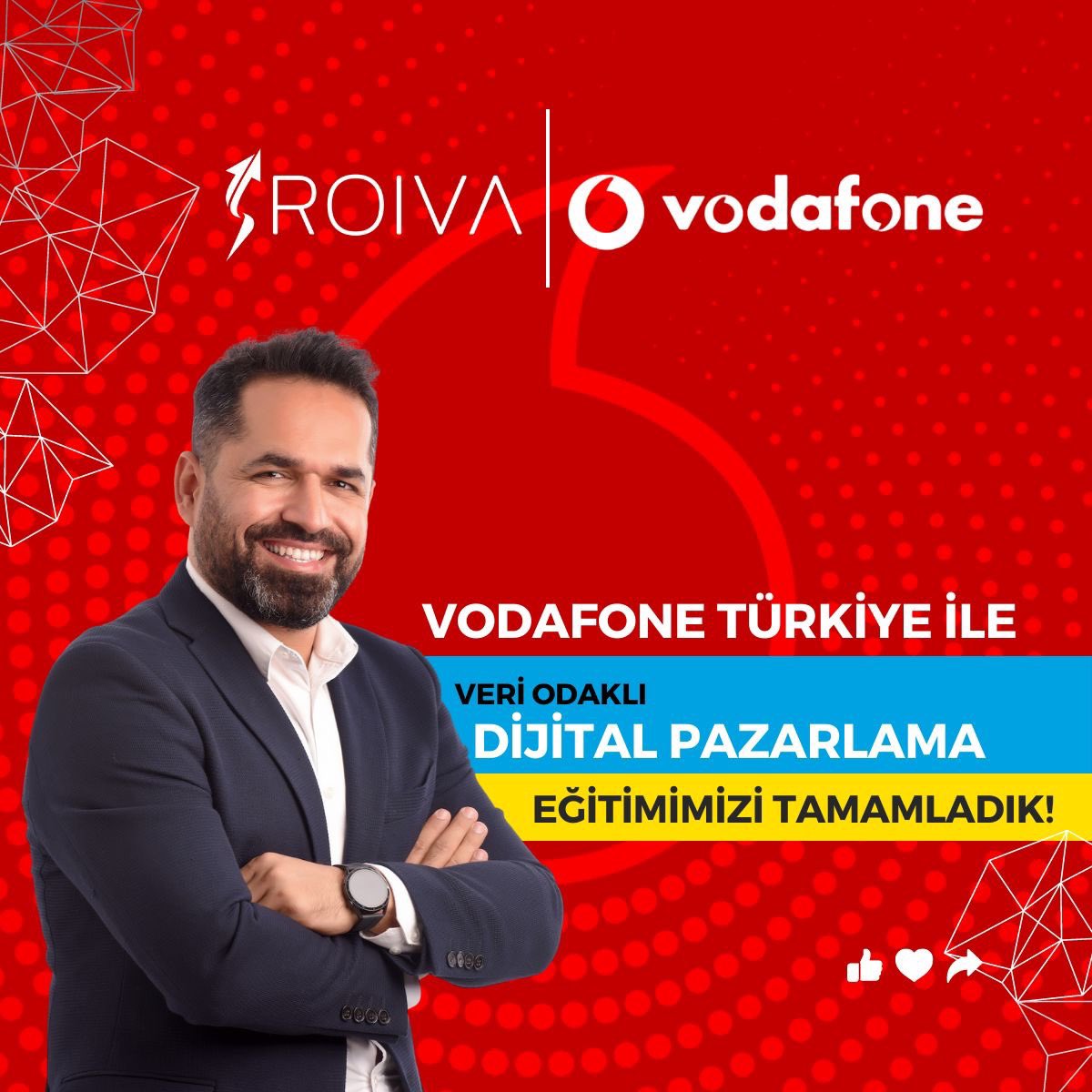 velibahceci's tweet photo. @VodafoneTR büyüme, product ve conversion ekiplerine veri odaklı dijital pazarlaması eğitimlerimizi tamamladığımızı duyurmaktan büyük bir onur ve mutluluk duyuyorum 🫶 @Roivaco ve @roivaakademi ‘nin adını global firmalarla şu sıralar daha çok duyacaksınız ✌🏻😊 https://t.co/7nQjmDauIe