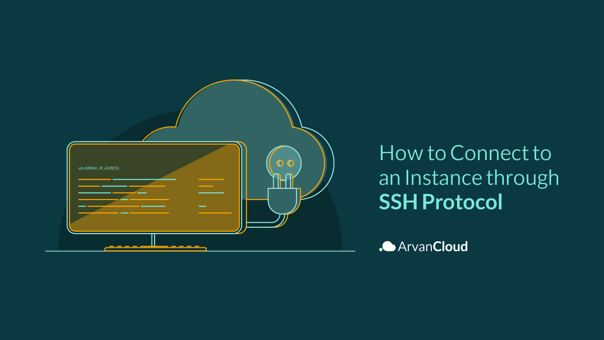 After creating your instance in the ArvanCloud user panel, you can get connected to it through SSH.
SSH is a method of connection to terminal in OSs like Linux, in which the IP address is being used as the destination address.

Check out this article:

r1c.io/HkrJ
